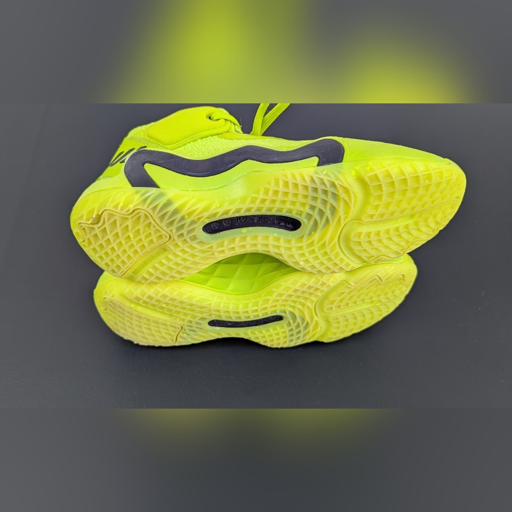 Adidas Monsters Inc. Kids Neon Green Sneakers - Picture 3 of 6